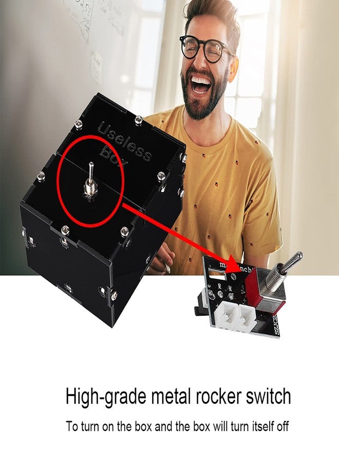 ZIZEV Useless Box, Unique Interesting Ergonomic Design Funny Toy DIY Kit for Adults for Kids - Image 4